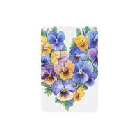 Lot de 4 désodorisants de voiture en forme de cœur de pensée - Cartes parfumées à suspendre - Pour tablettes d'aromathérapie de voiture