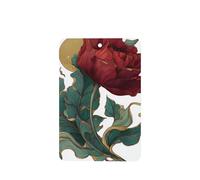 Lot de 4 désodorisants de voiture en forme de fleur de coquelicot avec feuilles qui coulent