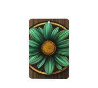 Lot de 4 désodorisants de voiture en forme de marguerite verte - Cartes parfumées à suspendre - Pour tablettes d'aromathérapie de voiture