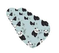 Lot de 4 désodorisants de voiture en forme d'ours panda pour homme et femme - Accessoires de voiture mignons - Diffuseur de parfum durable à suspendre - Tablettes d'aromathérapie pour voiture