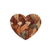Lot de 4 désodorisants de voiture en poterie ethnique africaine - Cadeaux durables pour homme et femme - Tablettes d'aromathérapie à suspendre - Carte parfumée - Pendentif de rétroviseur