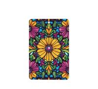 Lot de 4 désodorisants de voiture en verre teinté - Cartes parfumées à suspendre - Pour tablettes d'aromathérapie de voiture