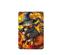 Lot de 4 désodorisants de voiture en verre teinté en forme de chapeau de magicien, cartes parfumées à suspendre, cartes parfumées pour tablettes d'aromathérapie de voiture