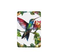 Lot de 4 désodorisants de voiture en verre teinté - Motif colibri - Cartes parfumées à suspendre - Pour tablettes d'aromathérapie de voiture