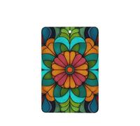 Lot de 4 désodorisants de voiture en verre teinté style milieu du siècle, cartes parfumées à suspendre, cartes parfumées pour tablettes d'aromathérapie de voiture