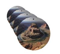 Lot de 4 désodorisants de voiture Grand Canyon Arizona - Cartes parfumées à suspendre - Parfum durable - Tablettes d'aromathérapie de voiture - Pendentif pour rétroviseur de voiture, armoire à