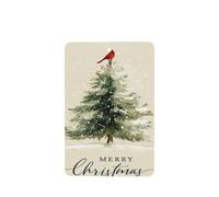 Lot de 4 désodorisants de voiture Merry Christmas Tree Red Bird - Cartes parfumées à suspendre - Cartes parfumées pour tablettes d'aromathérapie de voiture