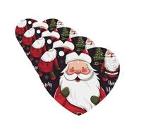 Lot de 4 désodorisants de voiture motif Père Noël pour homme et femme - Accessoires de voiture mignons - Diffuseur de parfum durable à suspendre - Tablettes d'aromathérapie pour voiture