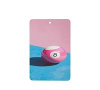 Lot de 4 désodorisants de voiture tendance rose pastel 8 boules parfumées à suspendre pour tablettes d'aromathérapie de voiture