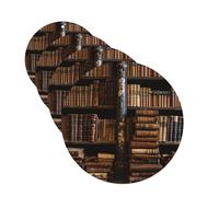 Lot de 4 désodorisants décoratifs pour voiture - Longue durée - Parfum à suspendre - Vieux livres dans la bibliothèque - Tablettes d'aromathérapie - Pendentif pour rétroviseur - Pour homme et femme