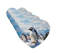 Lot de 4 désodorisants décoratifs pour voiture - Longue durée - Parfum pingouins - Tablettes d'aromathérapie - Pendentif de rétroviseur - Pour homme et femme