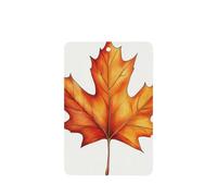 Lot de 4 désodorisants en forme de feuille d'érable en automne - Cartes parfumées à suspendre - Pour tablettes d'aromathérapie de voiture
