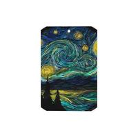 Lot de 4 désodorisants en verre teinté Sky Night pour voiture, cartes parfumées à suspendre, cartes parfumées pour tablettes d'aromathérapie de voiture