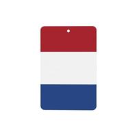 Lot de 4 désodorisants pour voiture avec drapeau des Pays-Bas - Cartes parfumées à suspendre - Pour tablettes d'aromathérapie de voiture