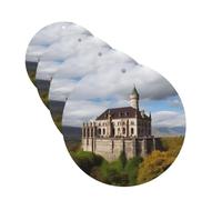 Lot de 4 désodorisants pour voiture, cartes de parfum à suspendre Monuments historiques de l'Arménie - Parfum durable - Tablettes d'aromathérapie de voiture - Pendentif pour rétroviseur de voiture