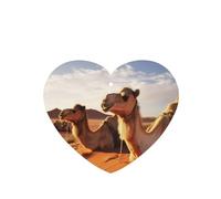 Lot de 4 désodorisants pour voiture - Cartes parfumées à suspendre - Camels Rest Desert - Tablettes d'aromathérapie longue durée - Désodorisant de voiture mignon pour armoire, salle de bain,