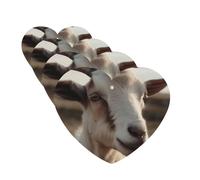 Lot de 4 désodorisants pour voiture - Cartes parfumées à suspendre - Pour SUV, chèvre sur colline - Aromathérapie - Pour chambre à coucher, armoire, armoire à chaussures
