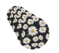 Lot de 4 désodorisants pour voiture - Marguerite blanche - Cartes parfumées à suspendre - Parfum durable - Tablettes d'aromathérapie de voiture - Pendentif pour rétroviseur de voiture, armoire à