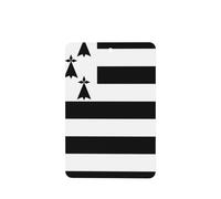 Lot de 4 désodorisants pour voiture Motif drapeau français Bretagne