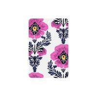 Lot de 4 désodorisants pour voiture - Motif pensées - Rose fluo