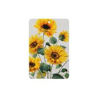Lot de 4 désodorisants pour voiture Motif tournesol d'automne Motif floral