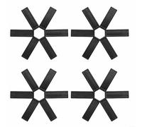Lot de 4 dessous de plat antidérapants pliables pour protéger les plans de travail des plats chauds