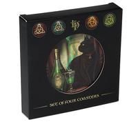 Lot de 4 Dessous de Verre en liège Lisa Parker Chats Magiques