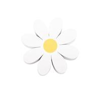 Lot de 4 dessous de verre motif marguerites jaunes pour une charmante fraîcheur florale dans des paramètres de table uniques