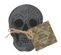 Lot de 4?Dessous-de-Verre T?Te de Mort