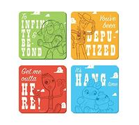 Lot de 4 dessous de verre Toy Story (personnages)