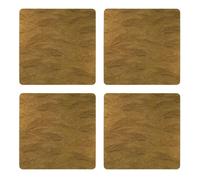 Lot de 4 Dessous De Verres Acryliques Brush - Gold