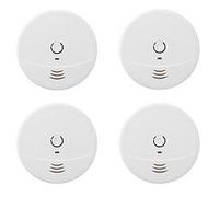 Lot de 4 détecteurs de fumée NF autonomie 5 ans-EVACUATE