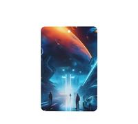 Lot de 4 diffuseurs d'arômes rectangulaires à suspendre pour voiture Science Fiction Future Décoration intérieure de placard à chaussures