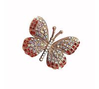 Lot de 4 diffuseurs de parfum papillon pour voiture, clips d'aération pour voiture, désodorisant, décoration d'intérieur, pour femme, rouge
