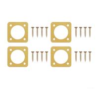 Lot de 4 dispositifs de protection d'entrée en métal pour la défense des prédateurs et la nidification sécurisée, adaptés à plusieurs types de nichoirs (28,3 cm)