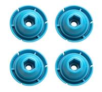 Lot de 4 disques adhésifs compacts fabriqués à partir d'ABS, tête de poussée de 50 mm, pour un ajustement puissant des ouvertures de 8 mm et 14 mm