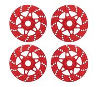 Lot de 4 disques de Frein Whirlwind avec moyeu Hexagonal 17 mm for Arr-ma 1/7, Infraction, Limitless, Felony 1/8, Typhon RC, pièces de Mise à Niveau