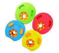 Lot de 4 disques de natation en mousse multicolores pour enfants et adultes - Pour exercices d'exercices - Forte capacité de charge
