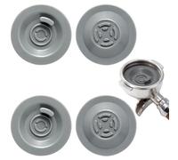 Lot de 4 disques de nettoyage pour machine à café 54 mm | Silicone, réutilisable, disque de rinçage arrière, porte-filtre, pour machines à expresso semi-automatiques