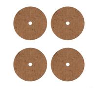 Lot de 4 disques de paillage résistants à la pluie (25 cm)