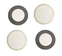 Lot de 4 disques en céramique de rechange pour brumisateur de bassin et cheminée électrique