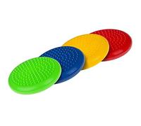 Lot de 4 disques sensoriels - Pour thérapie et massage - À picots - Pour exercices de gymnastique, erreur de posture.