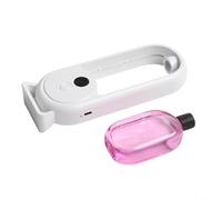 Lot de 4 distributeurs automatiques de désodorisant avec pulvérisation programmée à 5 vitesses, machine à parfum gardénia pour la maison, le bureau, la salle de bain, unité d'aromathérapie compacte en