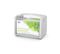 SCA 272613 Tork Xpressnap Distributeur de table, gris clair (Lot de 4)