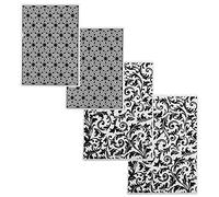 Lot de 4 dossiers de gaufrage en plastique pour loisirs créatifs, fabrication de cartes, scrapbooking, invitations, enveloppes, travaux manuels, compatible avec machine Sizzix Spellbinders, coffrage