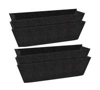 Lot de 4 doublures en noix de coco pour pots de fleurs à suspendre au mur, drainage fiable et respirabilité pour un entretien optimal des plantes (61 cm)