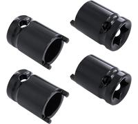 Lot de 4 douilles de meuleuse d'angle 1/2 en métal pour meuleuse d'angle - Manchon de retrait de plaque de pression - Accessoires pour réparation automobile et entretien domestique