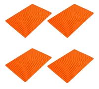 Lot de 4 Durée Tapis de cuisson en silicone avec picots Plaque à génoise Back Tapis Dessous