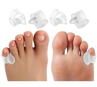 Lot de 4 écarteurs d'orteil en silicone pour petits orteils