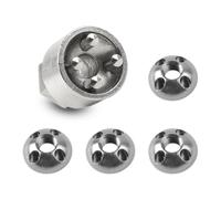 Lot de 4 écrous 1 serrure M12 4 trous antivol en acier inoxydable antivol pour tente de toit, porte-vélos, système solaire